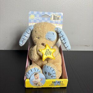 Vintage Bright Inspirations Kids II Prayer Friends Plush Tan Puppy Dog *No Sound